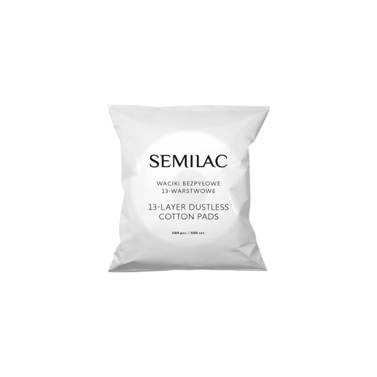 Semilac Dust-free cotton pads 13 layers 500 pieces