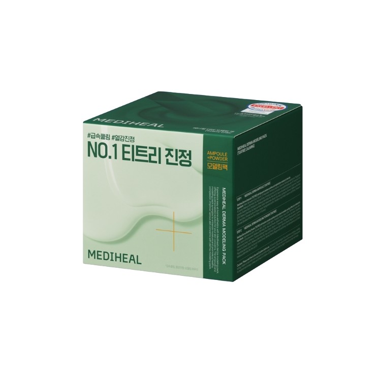 Mediheal Derma Modeling Tea Tree Verzachtende Gezichtsverzorgingsset: Gezichtsampul + Peel-off Masker