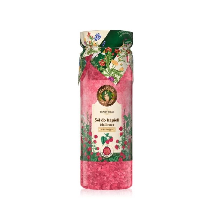 Receptury Zielarki malinowa Sól do kąpieli 700 g