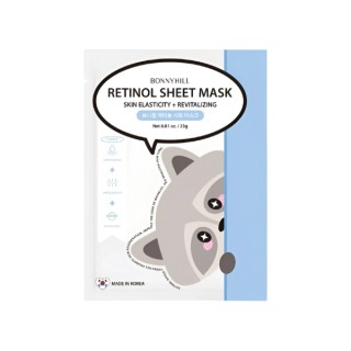 BonnyHill Retinol Sheet Mask Elasticizing and Revitalizing Face Mask in a sheet 1 piece