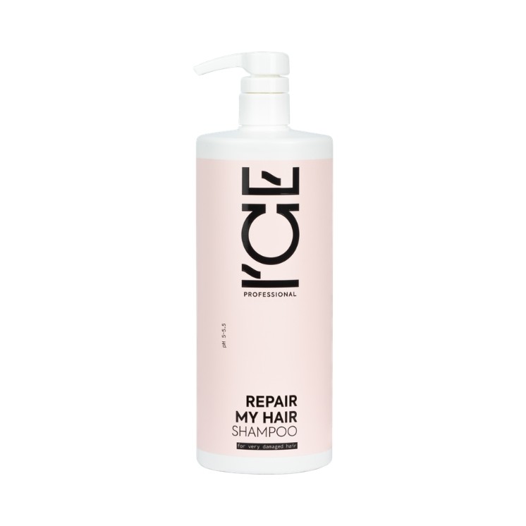 Ice Professional Repair My Hair Shampoo voor beschadigd, poreus en breekbaar haar 1000 ml