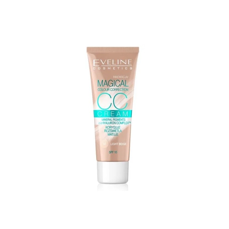 Eveline CC Cream Magical Multifunkcyjny podkład /50/ Light Beige 30 ml