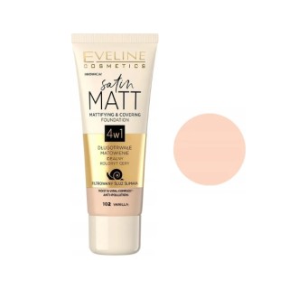 Eveline Satin Matt Mattierende Foundation /102/ Vanilla 30 ml
