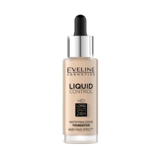 Eveline Liquid Control Foundation in Dropper /016/ Vanilla Beige 32 ml