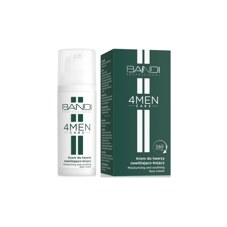 Bandi 4Men Care Hydraterende en Verzachtende Gezichtscrème voor Mannen 50 ml