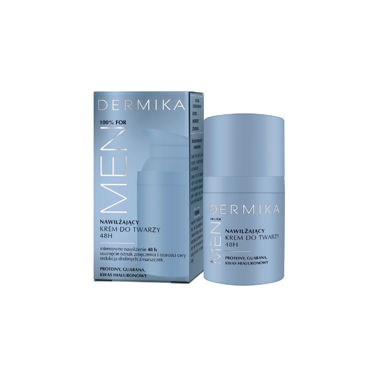 Dermika Men Hydraterende Gezichtscrème 48H voor mannen 50 ml