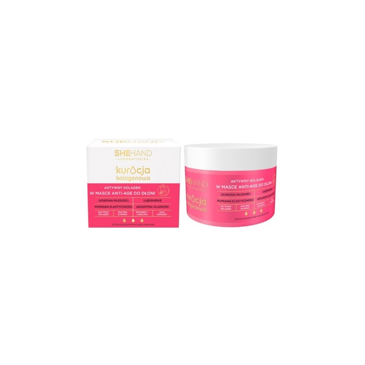 SheHand Collagen Treatment Actief collageen voor de handen in een Anti-Age masker van 80 g