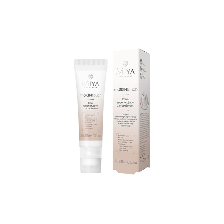 Miya Cosmetics mySKINtouch Regenererende gezichtscrème met massager 50 ml