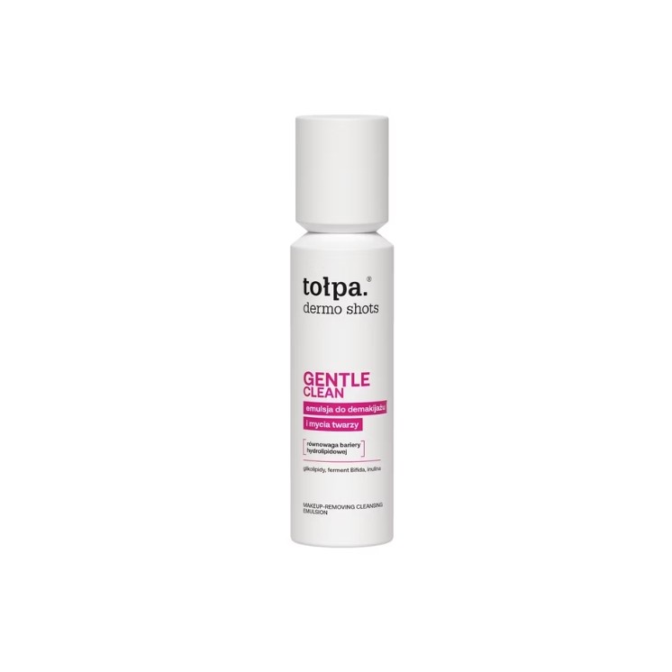 Tołpa Dermo Shots Gentle Clean Emulsion voor het verwijderen van make-up en het reinigen van het gezicht 120 ml