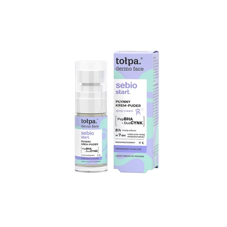 Tołpa Dermo Gezicht Sebio Start. Vloeibaar crème-poeder 30 ml