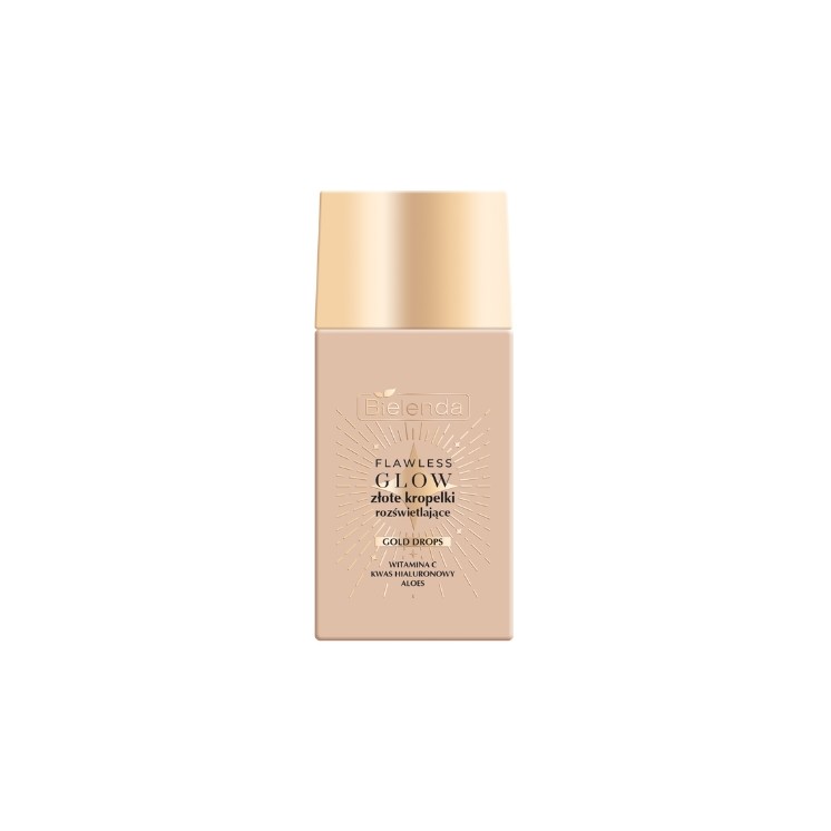 Bielenda Flawless Glow Gold Drops gouden, verhelderende gezichtsdruppels 40 ml