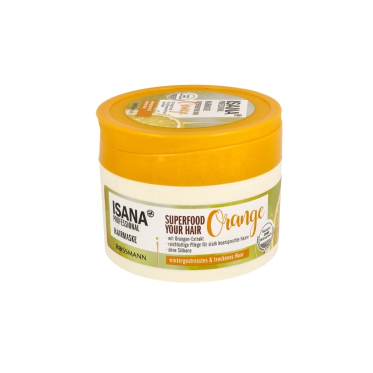 Isana Professional Orange Masker voor Droog en Beschadigd Haar 275 ml