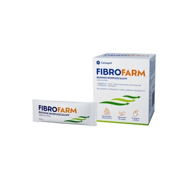 Fibrofarm Oplosbare Vezels 15 zakjes