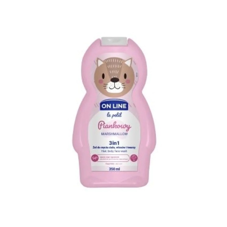 On Line Le Petit Żel do mycia ciała, włosów i twarzy dla dzieci Piankowy 350 ml