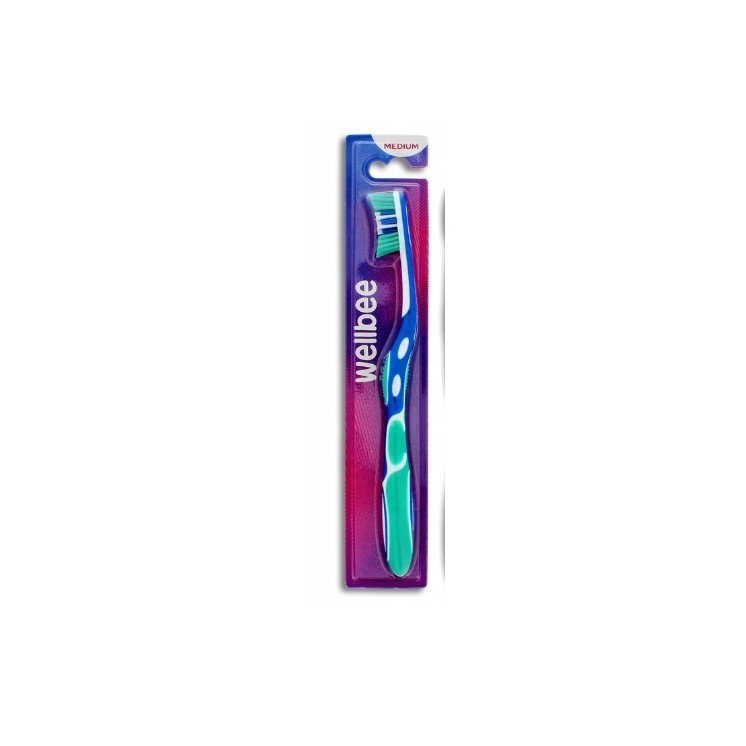 Wellbee Szczoteczka do zębów Medium 1 sztuka