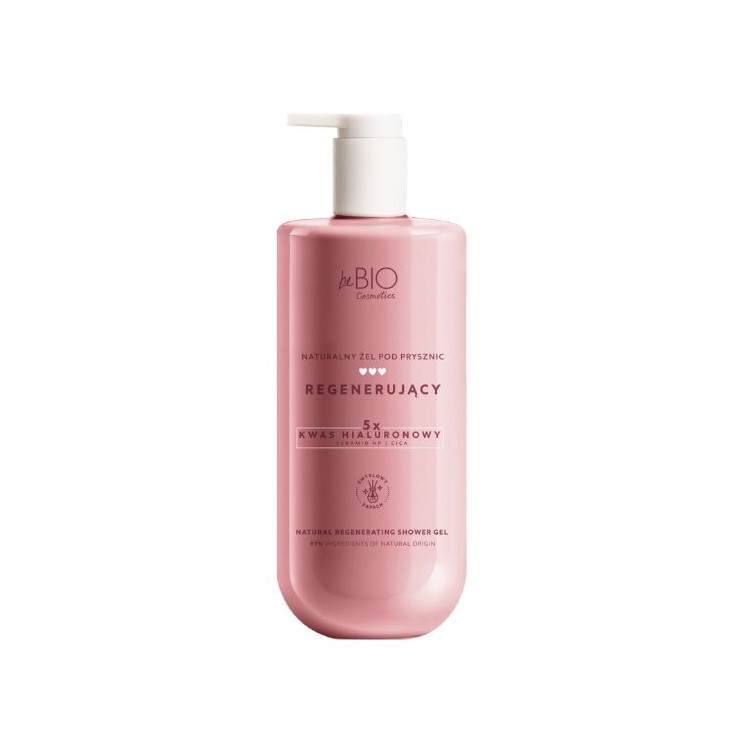 BeBio Cosmetics Naturalny regenerujący Żel pod prysznic Hyaluro 350 ml