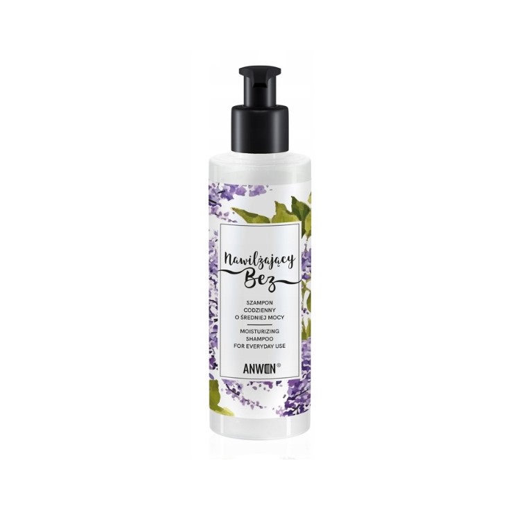 Anwen Hydraterende Shampoo voor haar met verschillende porositeit, hydraterend, zonder toevoegingen, 200 ml