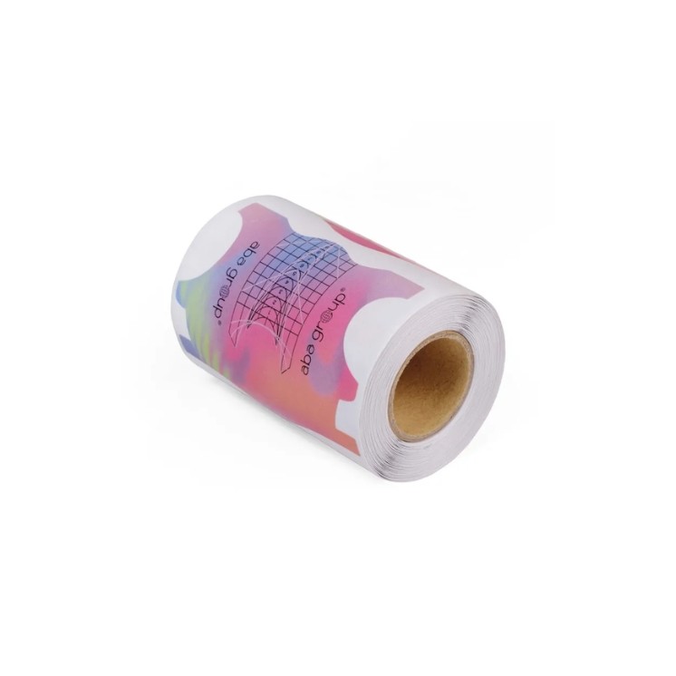 Aba Group Nail Extension Template Purple 100 Pieces