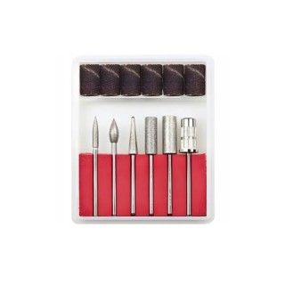 Set van 6 diamantvormige nagel- en nagriemfreesjes