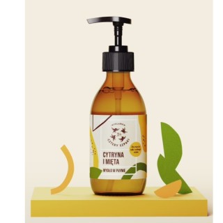 Mydlarnia Cztery Szpaki natuurlijke vloeibare zeep Citroenmunt 300 ml