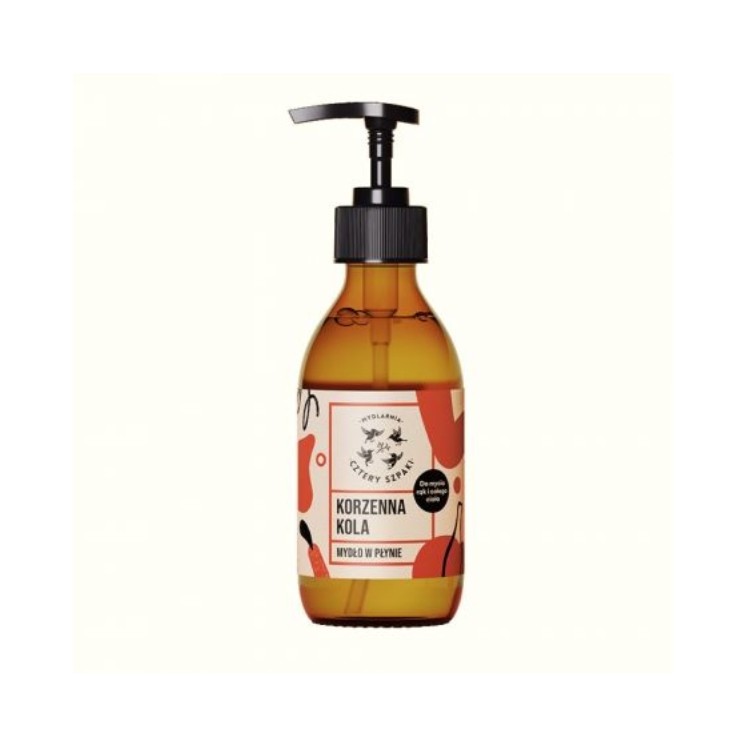 Mydlarnia Cztery Szpaki natuurlijke Spicy Kola vloeibare zeep 300 ml