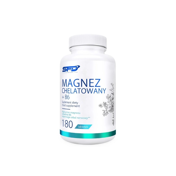 SFD Magnez Chelatowany + B6 180 tabletek 