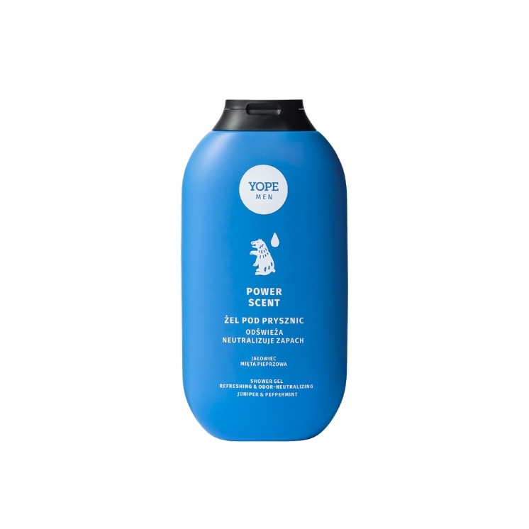 YOPE Men Power Scent odświeżający Żel pod prysznic dla mężczyzn 400 ml
