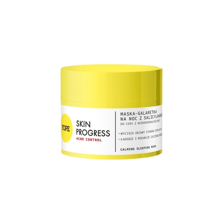 YOPE Skin Progress Acne Control Night Jelly Mask met salicylaten 50 ml