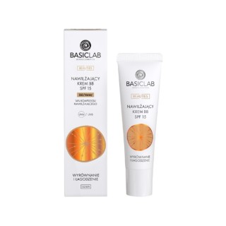 BasicLab Dermocosmetics Beauties Hydraterende BB Cream SPF15 /310/ Honey Balancerend en Verzachtend 33 ml