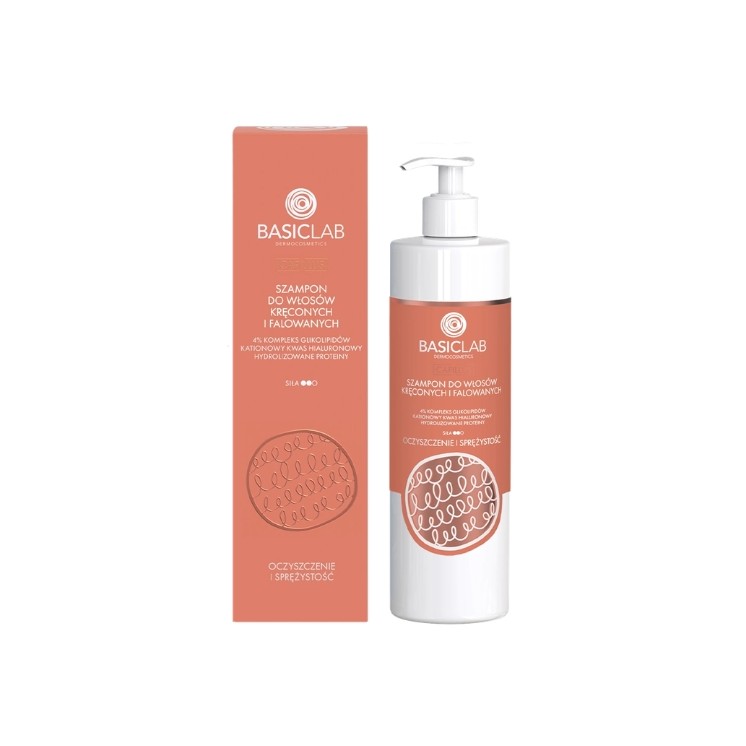 BasicLab Capillus Shampoo for curly and wavy hair 300 ml