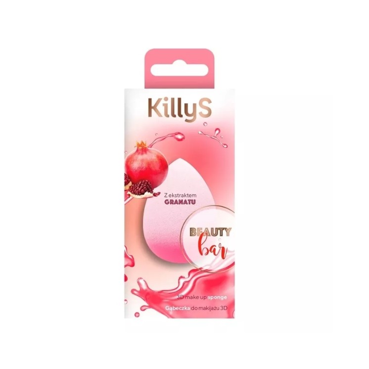 KillyS 3D Makeup Sponge with Pomegranate Extract 1 piece