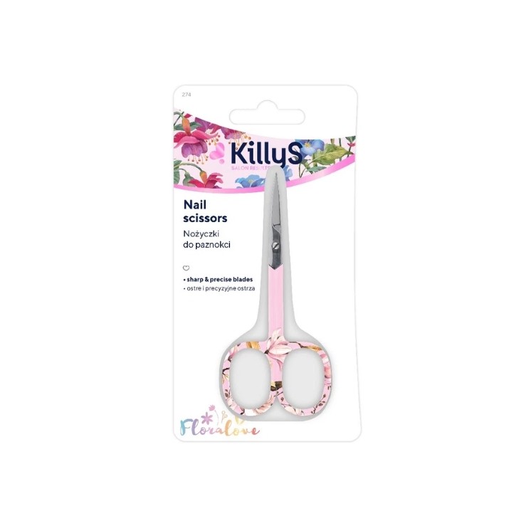 KillyS Floralove Nożyczki do paznokci Kwiatowe 1 sztuka