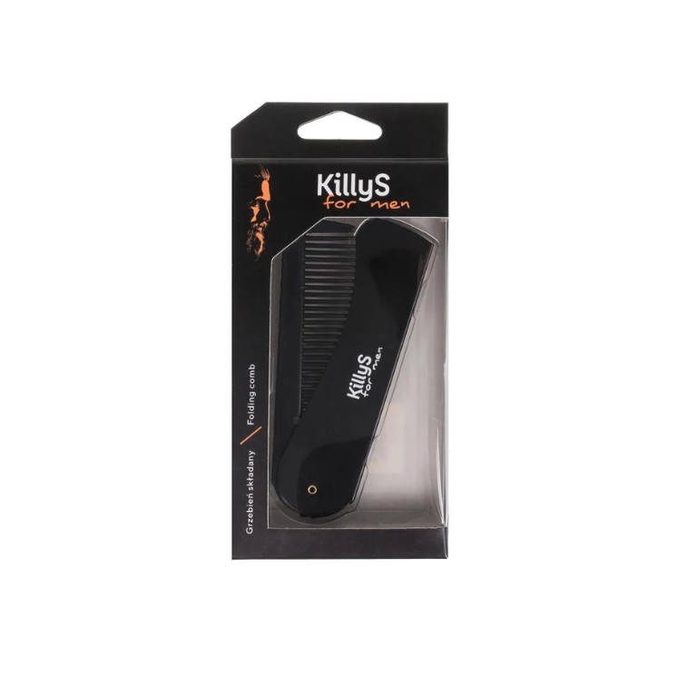 KillyS Opvouwbare Haarkam Men , 1 stuk