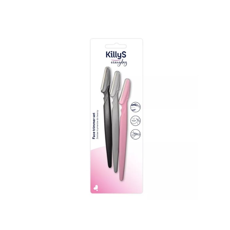 KillyS Eyebrow and Face Trimmer 3 pcs.