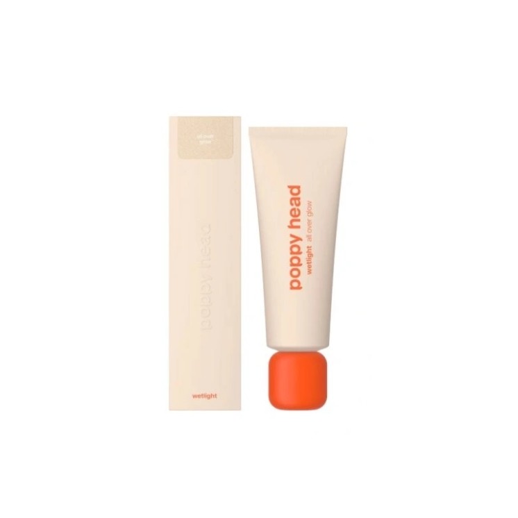 Poppy Head Wetlight All Over Glow Liquid Illuminator for Body and Face /01/ Glowsecco 50 ml