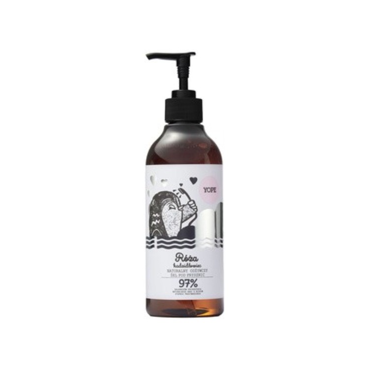 YOPE Roos en Wierook Douchegel 400 ml