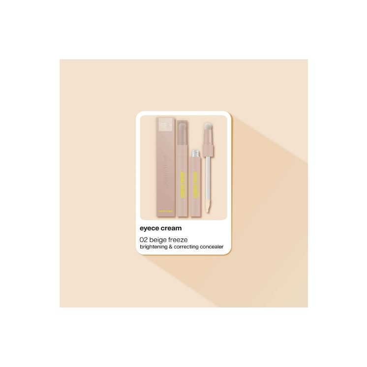 Poppy Head Cream Verhelderende en Corrigerende Oogconcealer /02/ Beige Freeze 3,7 g
