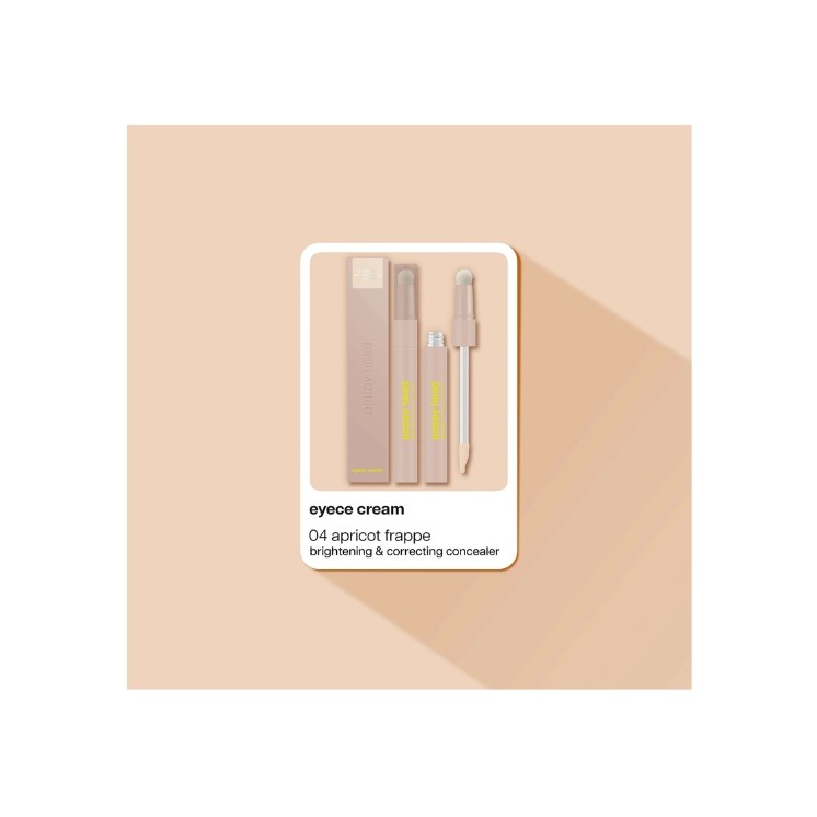 Poppy Head Cream Verhelderende en Corrigerende Oogconcealer /04/ Apricot Frappe 3,7 g