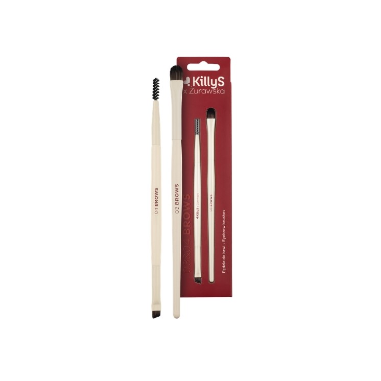 KillyS x Żurawska Eyebrow Brushes 2 pieces