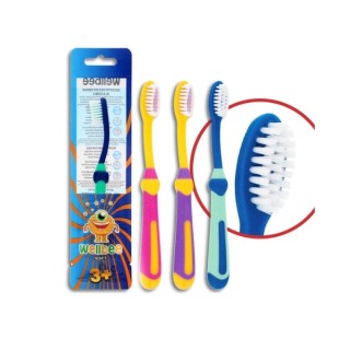 Elmex Wellbee Kids (3+) Soft Toothbrush Mix of colors 1 piece