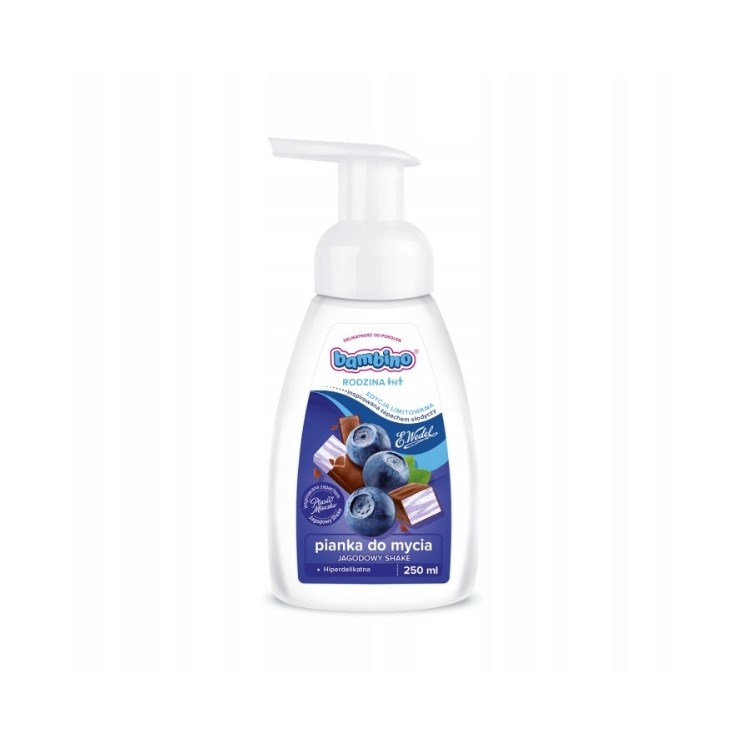 Bambino Rodzina Blueberry Shake Cleansing Foam 250 ml