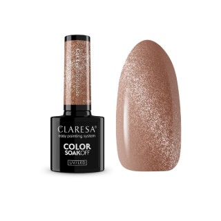 Claresa Nude Glow Cat Eye Hybrid Nagellak / Light Nude / 5 g