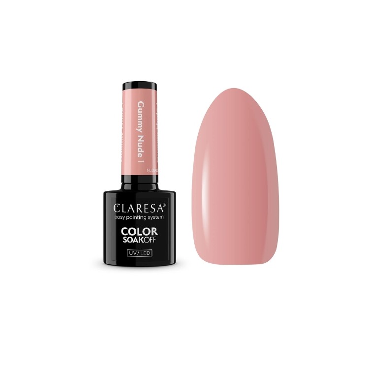 Claresa Nude Glow Gummy Nude Hybrid Nail Polish /1/ 5 g