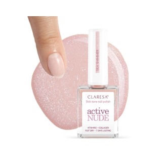Claresa Active Nude Classic Nail Polish Silk Shimmer 9.5 5 ml