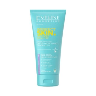 Eveline Perfect Skin Acne Diep reinigende poriënontstoppende gezichtsreinigingsgel 150 ml