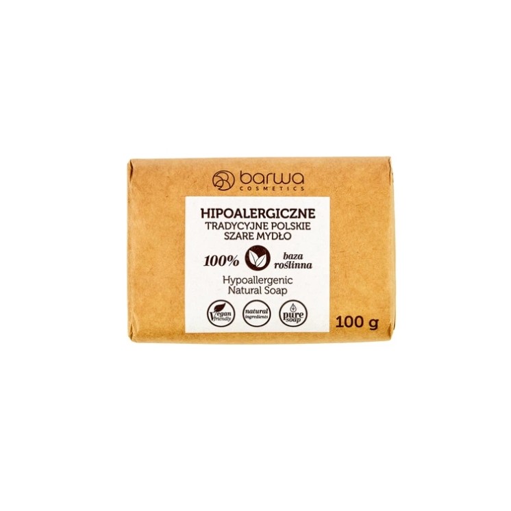 Barwa hypoallergeen grijs zeep 100 g