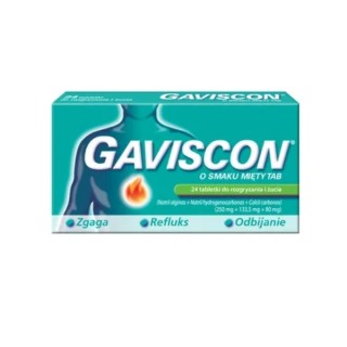 Gaviscon TAB 24 kauwtabletten