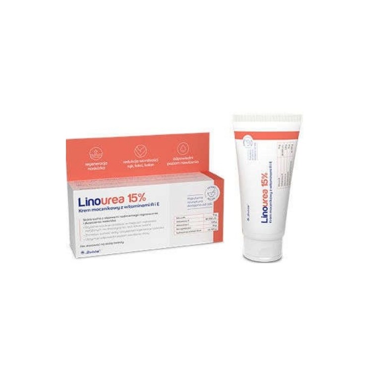Linourea 15% Krem mocznikowy z witaminami A+E 50 g