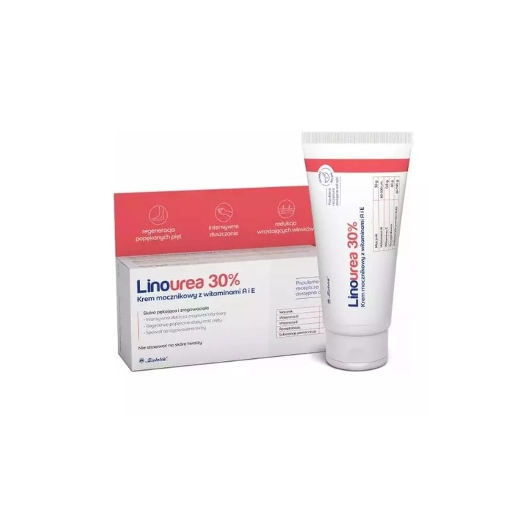 Linourea 30% Krem mocznikowy z witaminami A+E 50 g