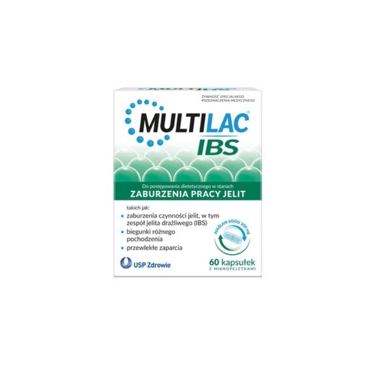 Multilac IBS Maślan sodu 300mg 60 kapsułek